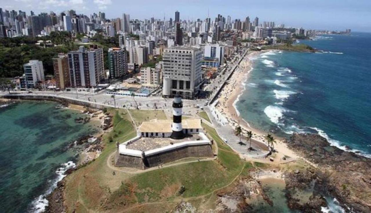 Flat Atlatic City Apart Hotel Barra Ondina Em Salvador de Bahía Exterior foto
